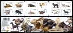 Франция 2013 г. • SC# 4316-27b • 58 c.(12) • Животные в искусстве • бронза и фарфор • MNH OG XF • полн. серия • буклет ( кат.- $ 20 )