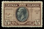 Каймановы о-ва 1935 г. • Gb# 96 • ¼ d. • Георг V основной выпуск • карта островов • MLH OG VF 