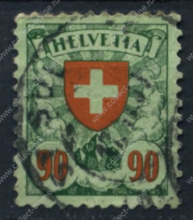 Швейцария 1924 г. • Mi# 194(Sc# 200) • 90 с. • Герб Швейцарии • стандарт • Used VF • ( кат.- €3+ )