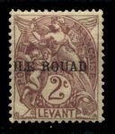 Руад 1916-1920 гг. • Iv# 5 • 2 c. • надпечатка на марках Франции • стандарт • MH OG* VF