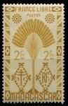 Мадагаскар 1943 г. • Iv# 273 • 2 fr. • осн. выпуск • стилизованное дерево путешественников • MNH OG* VF