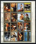 Аджман 1973 г. • 1 Rl.(16) • Летние олимпийские игры, Мюнхен • спортсмены - победители игр ( 16 марок ) • Used(ФГ) XF • блок