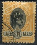 Бразилия 1894-97 гг. • SC# 118 • 200 R. • без в.з. • стандарт • Used VF