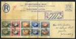 Южная Африка 1937 г. • GB# 71-5 • Коронация Георга VI • на конверте(заказное) • Used VF • полн. серия