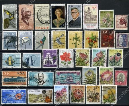 Южная Африка • вторая половина XX века • лот 35 разных, старых марок • Used VF