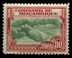 Мозамбика Компания 1937 г. SC# 186 • 80 c. • основной выпуск • бегемоты • MNH OG XF