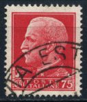 Италия 1929-1942 гг. • SC# 222 • 75 c. • Король Виктор Эммануил III • Used F - VF