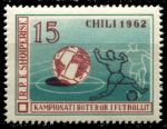 Албания 1962 г. • Mi# 676 • 15 L. • Футбол • Чемпионат мира, Чили • MNH OG XF ( кат.- €2.5 )