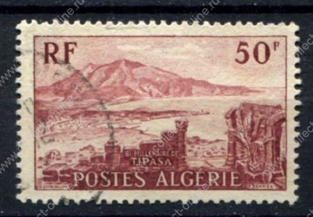 Алжир 1955 г. • Iv# 327 • 50 fr. • 2000 лет городу Типаза • Used F-VF