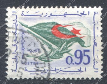 Алжир 1963 г. • Sc# 299(Mi# 397) • 95 c. • Победа революции • Used F-VF