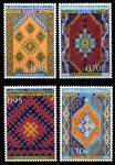 Алжир 1968 г. • Sc# 393-396 • Традиционные алжирские ковры • полн. серия • MNH OG VF ( кат. - €10 )