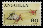 Ангилья 1968 г. • Gb# 28 • 60 c. • Природа острова (осн. выпуск) • краб и морская звезда • MNH OG VF ( кат. - £5 )
