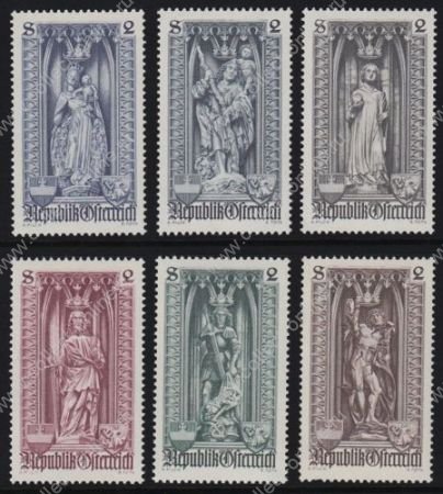 Австрия 1969 г. • MI# 1284-9 • 2 s.(6) • 500-летие образования Венской Епархии • MNH OG VF • полн. серия ( кат. - €3 )