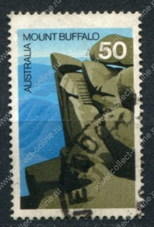 Австралия 1976 г. • SC# 644 • 50 c. • Виды австралии • гора Буфалло • Used F-VF