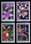 Австралия 1986 г. • Sc# 997-1000 • 36 c. - $1 • цветы орхидеи • полн. серия • MNH OG VF ( кат. - $6 )