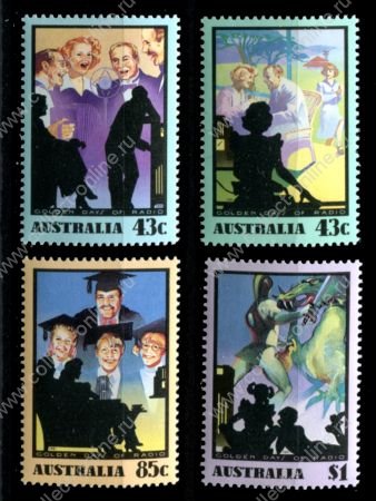 Австралия 1991 г. • Sc# 1218-1221 • 43 c. - $1 • Музыкальные и эстрадные шоу • полн. серия • MNH OG VF ( кат. - $6 )