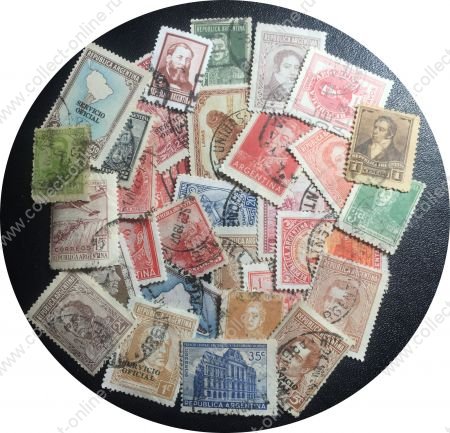 Арргентина • набор 30 старинных, довоенных марок • Used F-VF