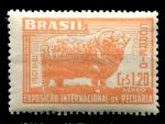 Бразилия 1948 г. • SC# C72 • 1.20 cr. • Международная животноводческая выставка • авиапочта • MNH OG XF