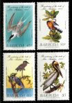 Барбуда 1985 г. • SC# 701-4 • 45 с. - $5 • Тропические птицы • полн. серия • MNH OG VF ( кат. - $6 )