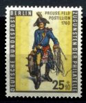 Западный Берлин 1955 г. • Mi# 131 • 25+10 пф. • День почтовой марки • MNH OG VF ( кат.- €8 )