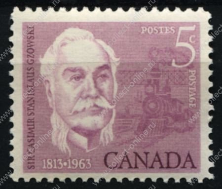 Канада 1963 г. • SC# 410 • 5c. • Сэр Казимеж Станислав Гзовски (150 лет со дня рождения) • MNH OG VF