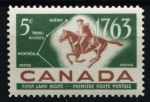 Канада 1963 г. • SC# 413 • 5c. • 200-летие 1-го регулярного почтового маршрута • MNH OG VF