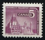 Канада 1966 г. • SC# 450 • 5 c. • 12-я Конференция парламентов стран Содружества • MNH OG XF