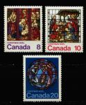 Канада 1976 г. • SC# 697-9 • 8 - 20 c. • Рождество • полн. серия • MNH OG XF