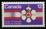 Канада 1977 г. • SC# 736 • 12 c. • 10-летие учреждения Ордена Канады • MNH OG XF