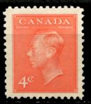 Канада 1951 г. • SC# 306 • 4 c. • Георг VI • стандарт • MNH OG VF