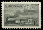 Канада 1951 г. • Gb# 311 • 4 c. • 100-летие канадской Почтовой Администрации • паровоз • MNH OG VF