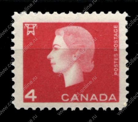 Канада 1962-1963 гг. • Sc# 404 • 4 c. • Елизавета II • стандарт • MNH OG VF