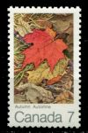 Канада 1971 г. • Sc# 537 • 7 c. • Листья клена (осень) • MNH OG VF