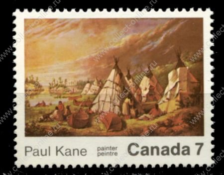 Канада 1971 г. • Sc# 553 • 6 c. • художники, Пол Кейн • MNH OG VF