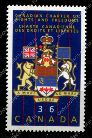 Канада 1987 г. • Sc# 1133 • 36 c. • День закона • MNH OG VF