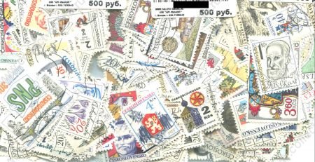 Чехословакия • XX век • набор 50 разных, старых марок • Used/(ФГ) VF