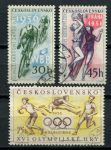 Чехословакия 1956 г. • Mi# 965-967 • 30 - 75 h. • Спортивные соревнования года, Олимпиада, мельбурн • полн. серия • Used VF