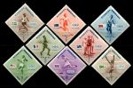 Доминикана 1956 г. • Mi# 585A-592A • 1 - 17 c. • Летние Олимпийские Игры, Мельбурн • полн. серия • MNH OG VF