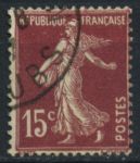 Франция 1906-1937 гг. • SC# 165 • 15 c. • Сеятельница • стандарт • Used F-VF