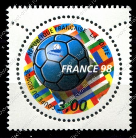 Франция 1998 г. • Iv# 3139 • Футбол, ЧМ-98 • MNH OG VF