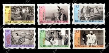 Франция 1999 г. • Iv# 3262-3267 • €0.55(6) • французские фотографы  • полн. серия • MNH OG VF ( кат. - €10 )