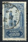 Французское Марокко 1923-1927 гг. • Iv# 106 • 25 c. • Архитектура и виды страны • Used F-VF