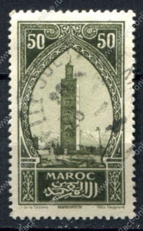 Французское Марокко 1923-1927 гг. • Iv# 113 • 50 c. • Архитектура и виды страны • Used F-VF