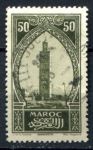 Французское Марокко 1923-1927 гг. • Iv# 113 • 50 c. • Архитектура и виды страны • Used F-VF