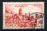 Французское Марокко 1947-1949 г. • Iv# 262A • 15 fr. • Архитектура страны • Used F-VF