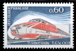 Франция 1974 г. • Mi# 1883 • 0.60 fr. • Скоростной поезд TGV-001 • MNH OG VF