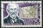 Франция 1961 г. • Mi# 1338 • 50 c. • знаменитые французы • Жорж Мельес • Used F-VF