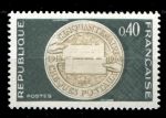 Франция 1968 г. • Mi# 1609 • 0.40 fr. • 50 лет Службе почтовых чеков • MNH OG VF
