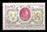 Франция 1968 г. • Mi# 1628 • 0.40 fr. • 300 лет присоединения Фландрии • MNH OG VF