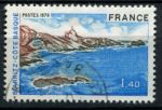 Франция 1969 г. • Mi# 1653 • 1.15 fr. • Туристические места Франции • Биарриц • Used VF